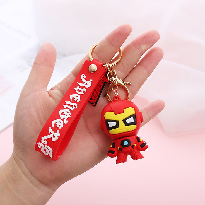 Wholesale Cute Cartoon Soft Rubber Doll Keychain JDC-KC-BoYue009