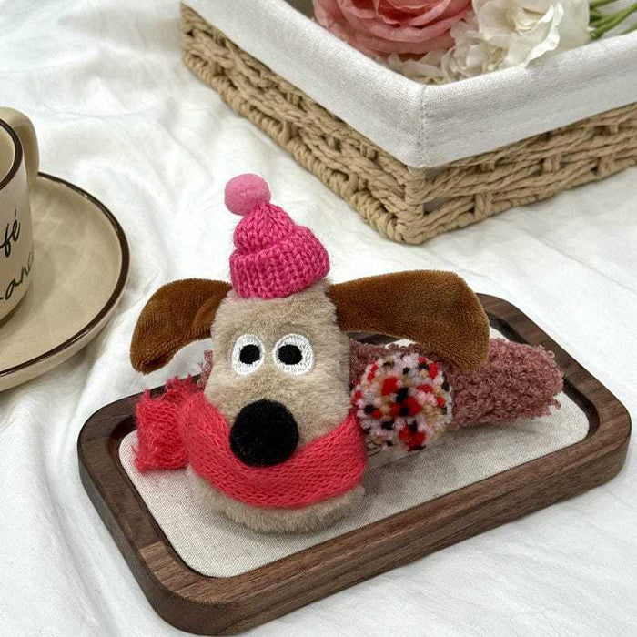 Wholesale Large Plush Cute  Dog Hair Clips