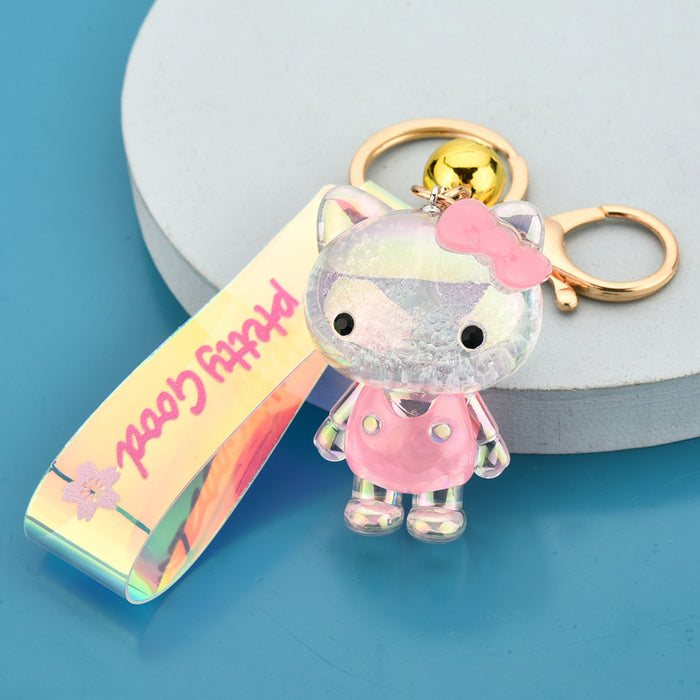 Wholesale Acrylic Cartoon Doll Keychain JDC-KC-WoA034