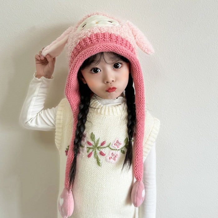 Wholesale Winter Baby Hat Warm Men's and Women's Children's Bag Head Cap Cute Super Cute Cartoon Children's Plush Ear Protection Cap