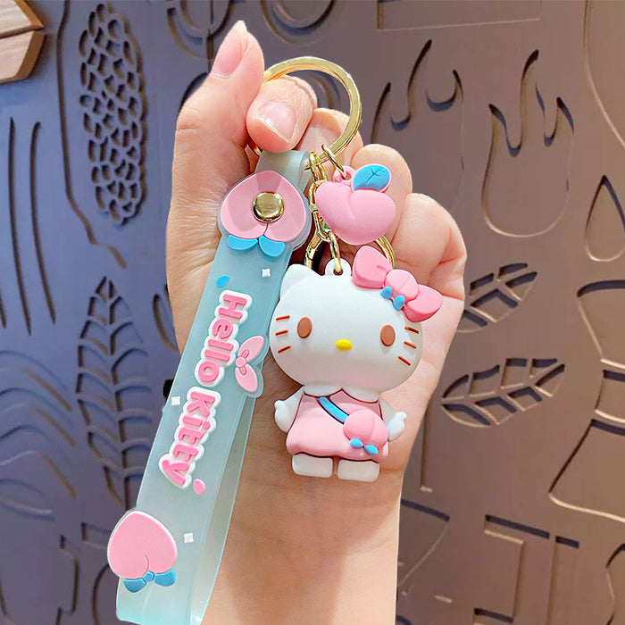 Wholesale Silicone Cartoon Doll Keychain JDC-KC-JiShi004