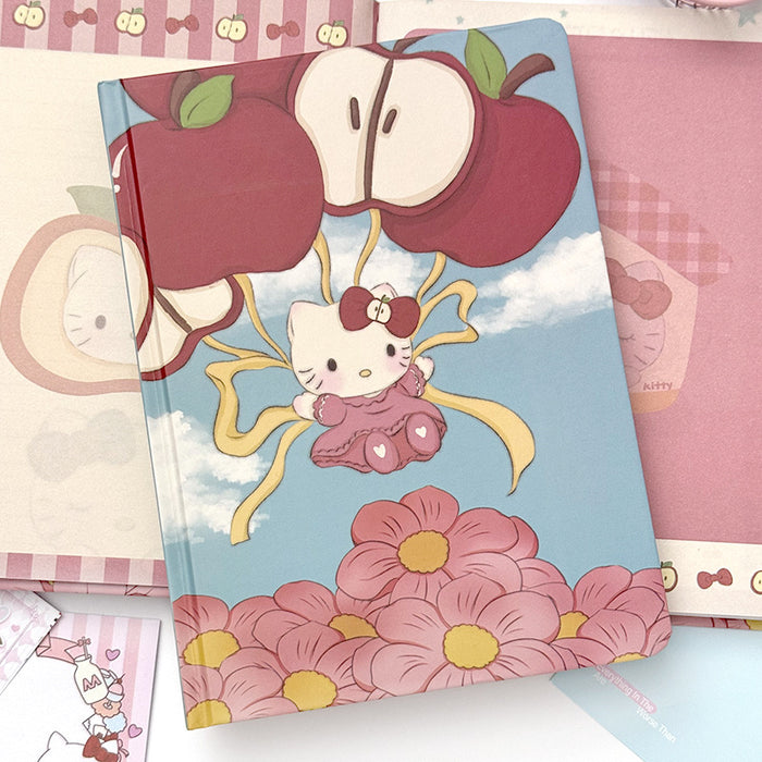 Wholesale Flying cat Color Page Notebook Cute Thickened Notepad Student Cartoon Writing Book Girl' s Journal