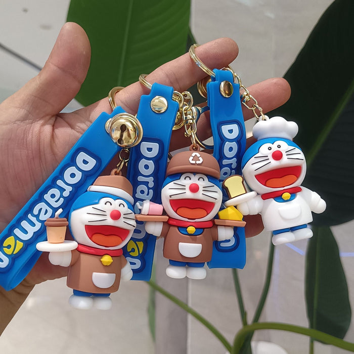 Wholesale Cartoon Silicone Anime Keychain JDC-KC-YiChang030