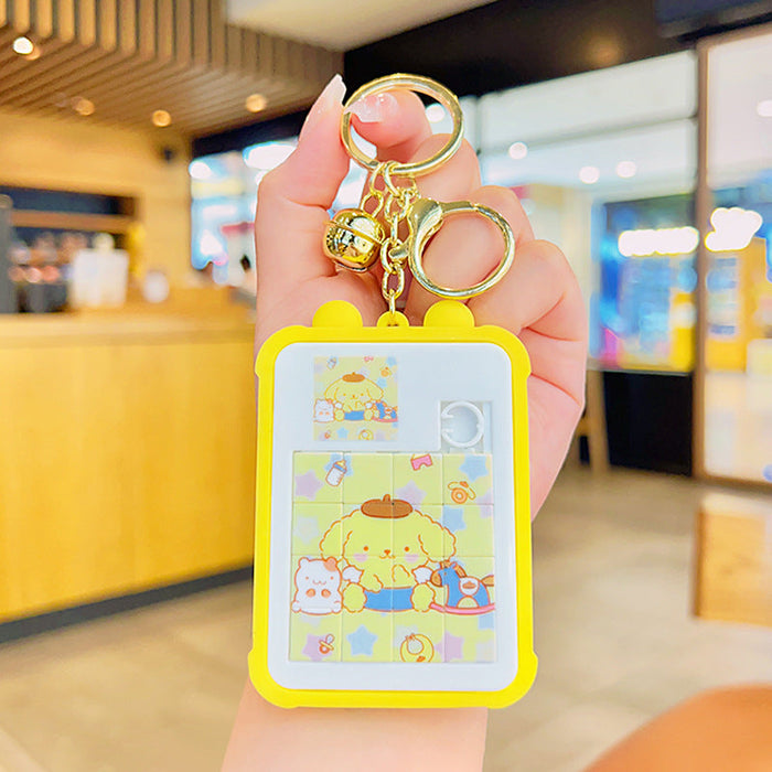 Wholesale Cartoon Handheld Jigsaw Puzzle Game Keychain JDC-KC-KuM013