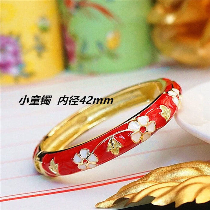 Wholesale Cloisonne Children's Bracelet Glaze Dripping Cartoon JDC-BT-Shuq001