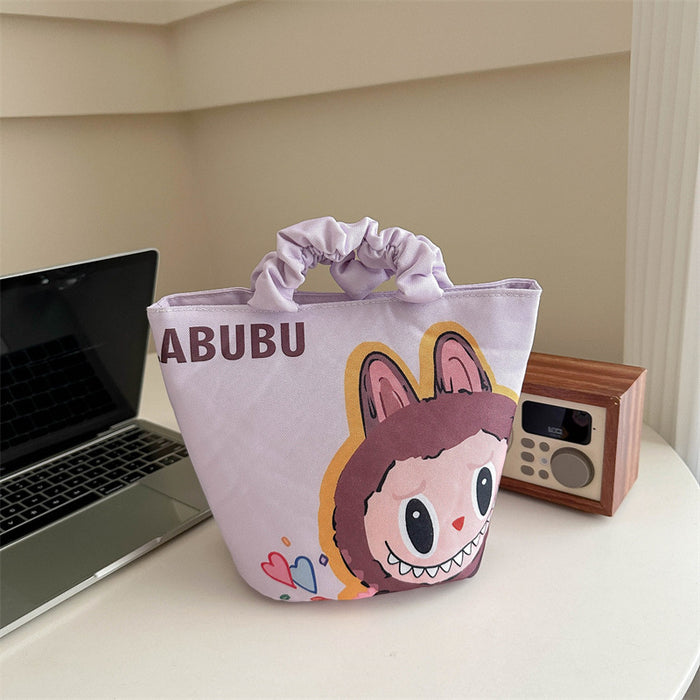 Wholesale Cloth Creative Cartoon Cute Cotton Handbag Korean-style High-value Portable All-match Bucket Bag
