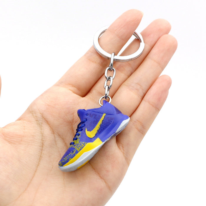 Wholesale 3D Stereoscopic Basketball Shoes PVC Keychains JDC-KC-QLPing019