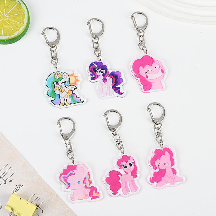 Wholesale Cute Cartoon Acrylic Keychain JDC-KC-XBK007