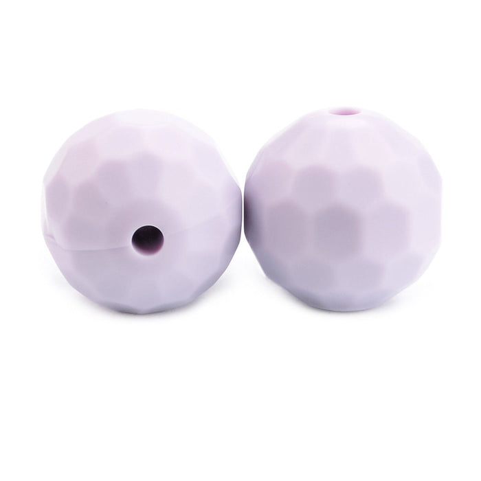 Wholesale 2pcs Silicone 12mm/15mm Macaron Round Skewer Beads JDC-BDS-Siluoxi008