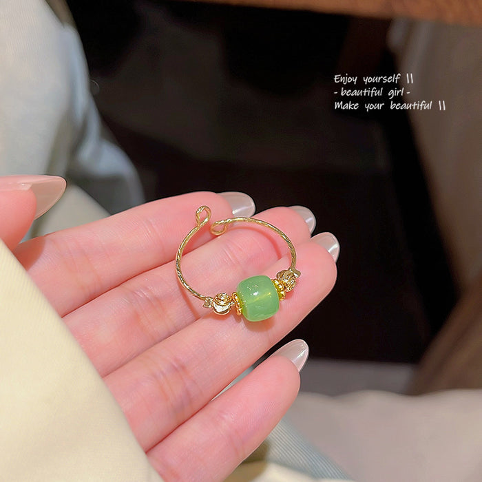 Wholesale Butterfly ring inlaid with zircon