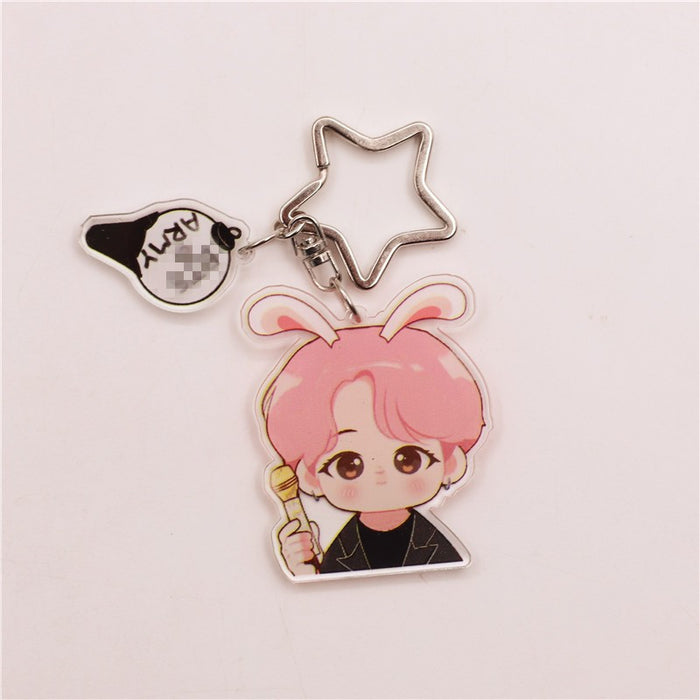 Wholesale Cartoon Acrylic Keychain JDC-KC-HanTian019