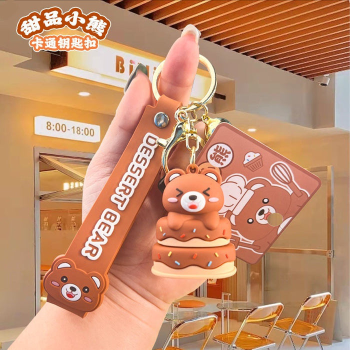 Wholesale Dessert  Cute Cartoon Doll Keychains