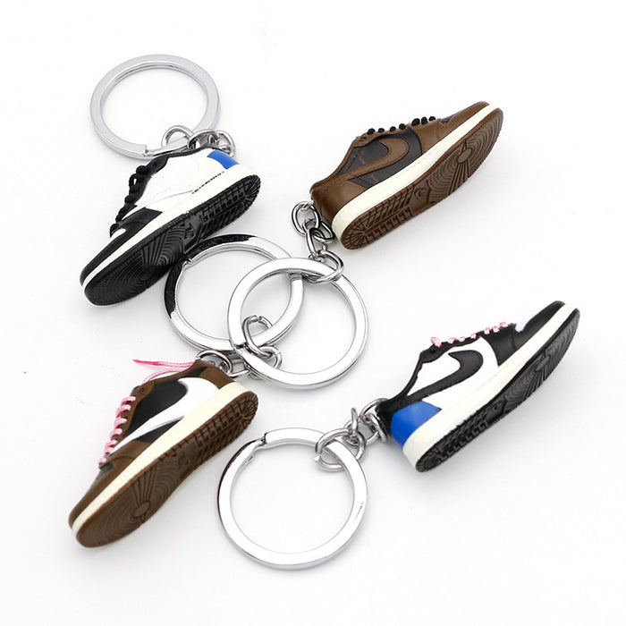 Wholesale PVC Basketball Shoe Model Keychain JDC-KC-QLPing013