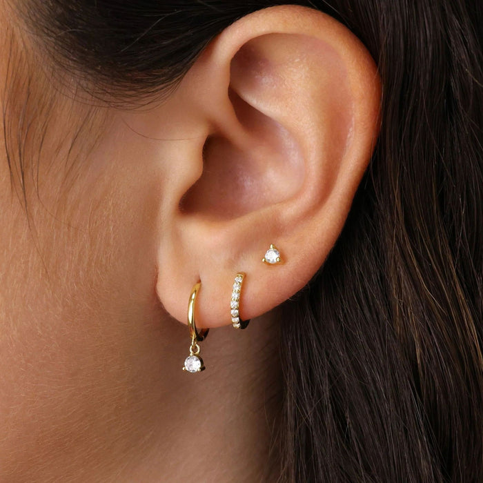 Wholesale Geometric square copper ear clip set
