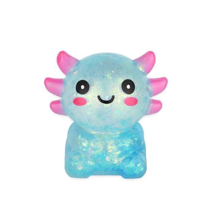Wholesale Glitter Sequin Salamander Slow Rebound Squishy Toy Stress Relief Student Gift