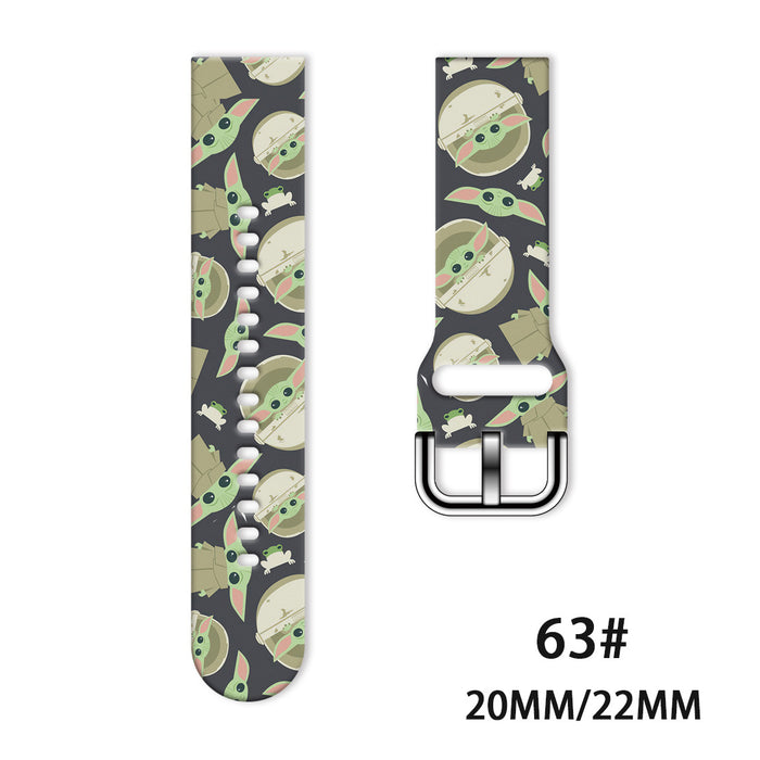 Wholesale Printed Tpu Watch Strap Wrist Strap JDC-WD-NuoQi052