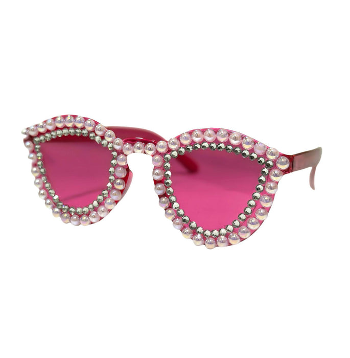 Wholesale Pearl studded cat eye sunglasses and glasses