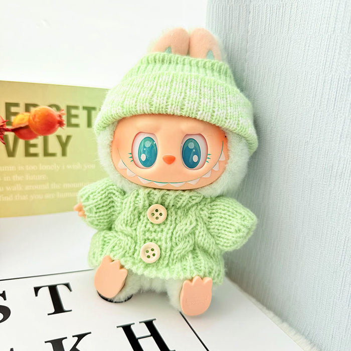 Wholesale Keychain  Clothes Pendant  Doll Bear Label Hat Sweater Suit