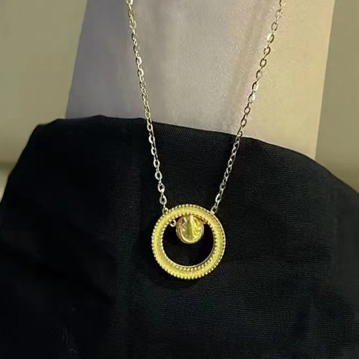 Wholesale Necklace Women's Gold Trendy Ladies Fashion Transfer Bead Decoration Clavicle Chain