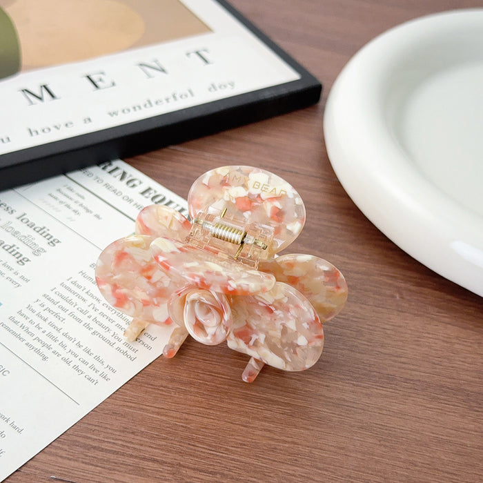 Wholesale Elegant Rose Acetic Acid Hair Clip