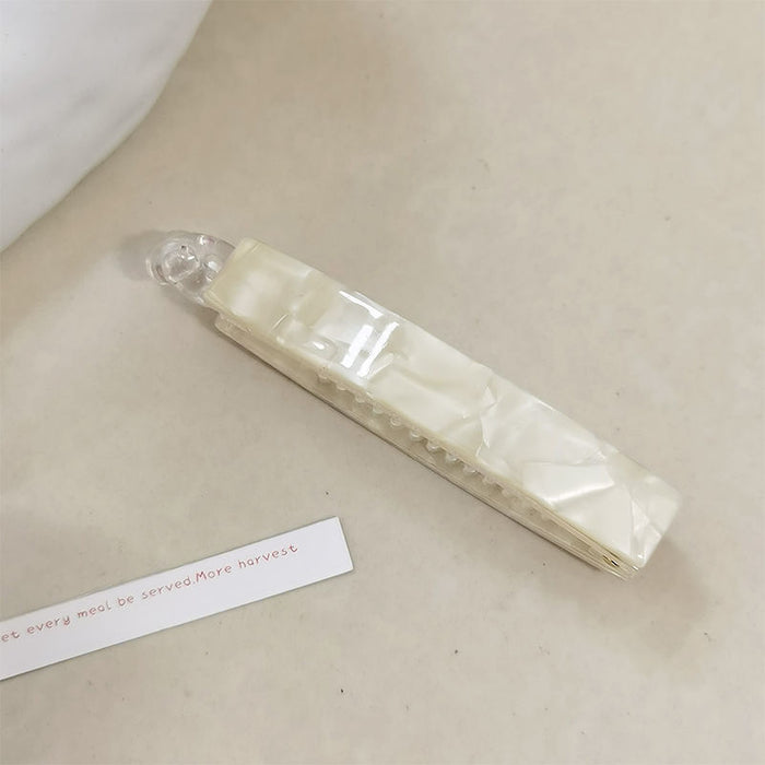 Wholesale banana clip elegant simple vertical clip elegant girl candy color vertical hairpin