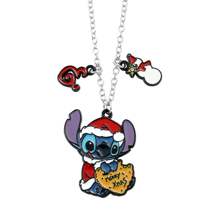 Wholesale Christmas  Necklace Peripheral Cute Cartoon Pendant Necklace Jewelry