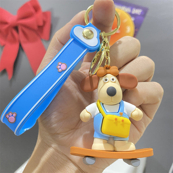 Wholesale PVC Cartoon Doll Keychain JDC-KC-WuYi021