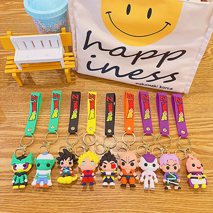 Wholesale Cartoon Silicone Doll Keychain JDC-KC-MingT042