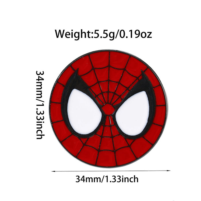 Wholesale Cartoon Metal Brooch Superhero Pin Chic Gift For Fans And Resale