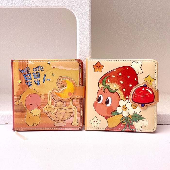 Wholesale Cute Cartoon PU Leather Journal with Gold Foil Laser Stars M5 Magnetic Snap Full-Color Pages