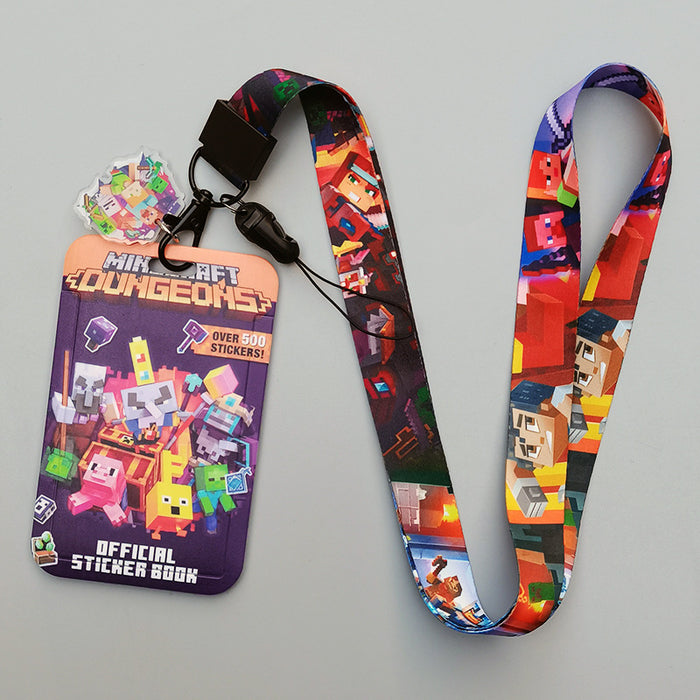 Wholesale Card Holder Long Cartoon Lanyard Keychain