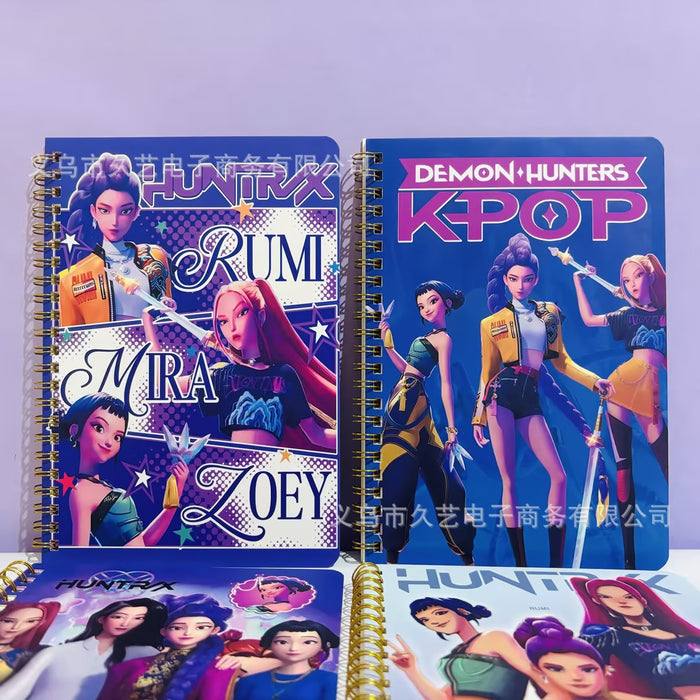 Wholesale KPOP-themed A5 spiral notebook for children
