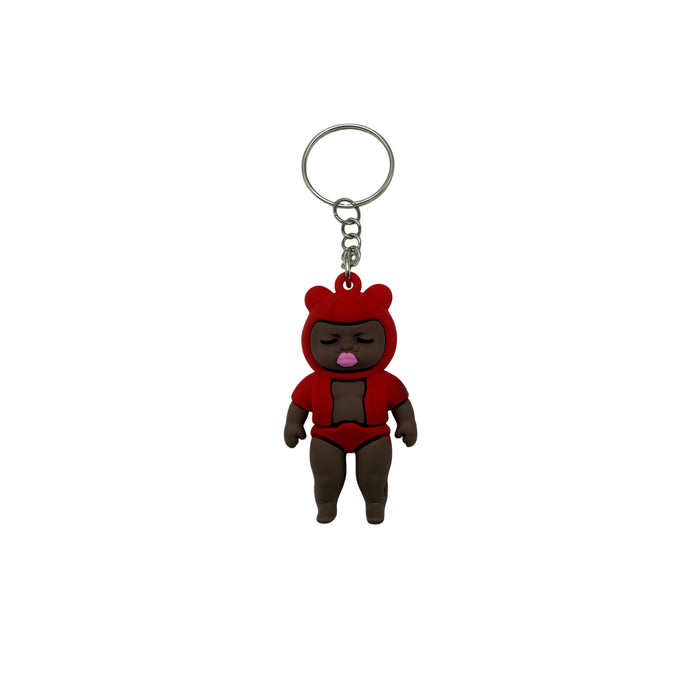 Wholesale 10pcs Black Doll Keychain Couple Bag Pendant