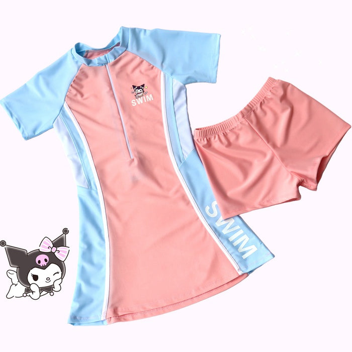 Wholesale Children's swimsuit split cartoon slim fit swimsuit swimming suit