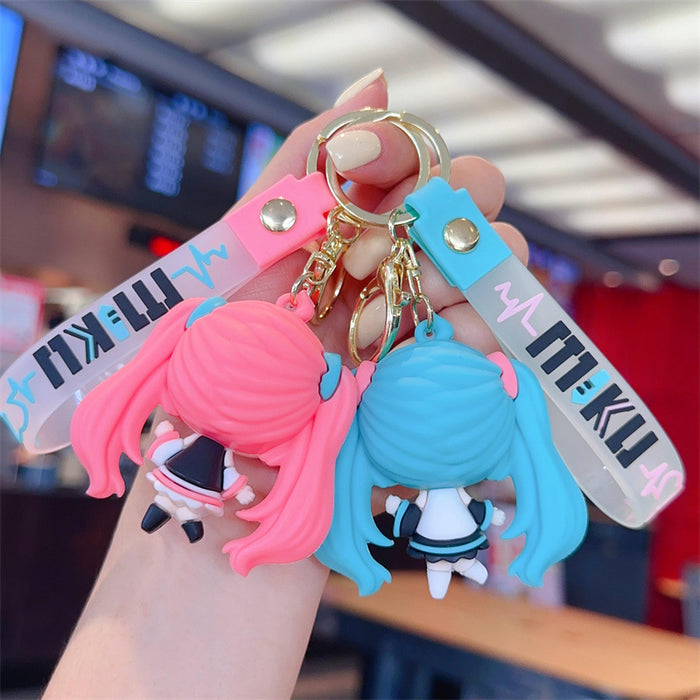 Wholesale Cartoon Cute Pvc Doll Keychain JDC-KC-YueW008