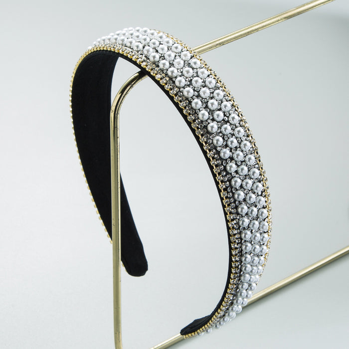Wholesale Colorful Diamond Headband Women's Simple Pressure Hair Accessories