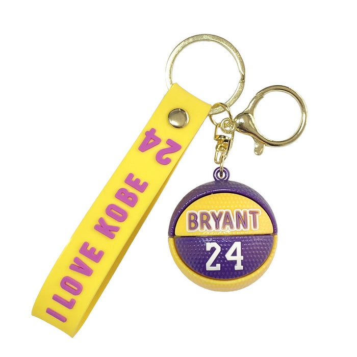 Wholesale PVC Sports Basketball Keychain JDC-KC-Benxin026