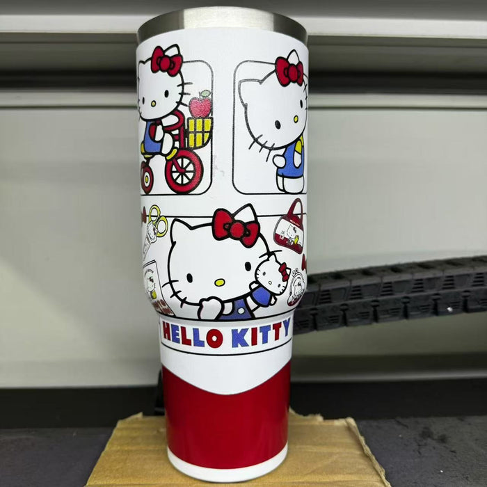 Wholesale 40oz tumbler ice bullies cup Portable insulated mug with handle