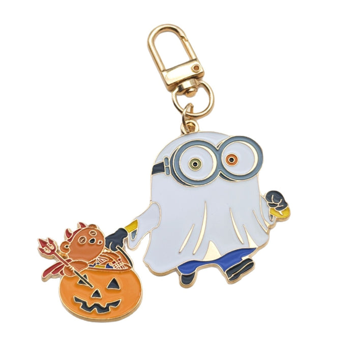 Wholesale Cartoon Pumpkin Keychain Metal Keyring Bag Charm Gift