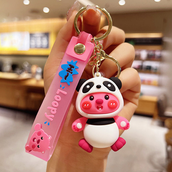 Wholesale Cartoon Doll Silicone Keychain JDC-KC-JuJi007