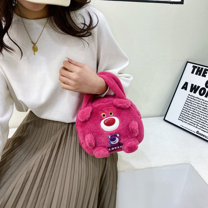 Wholesale Cartoon Plush All-match Shoulder Bags