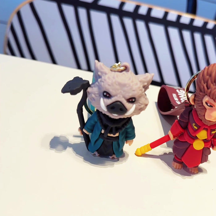 Wholesale Cartoon Black Myth Key Pendant