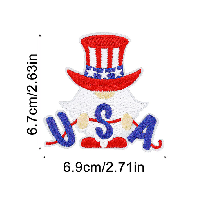 Wholesale Independence Day Embroidery DIY Patches