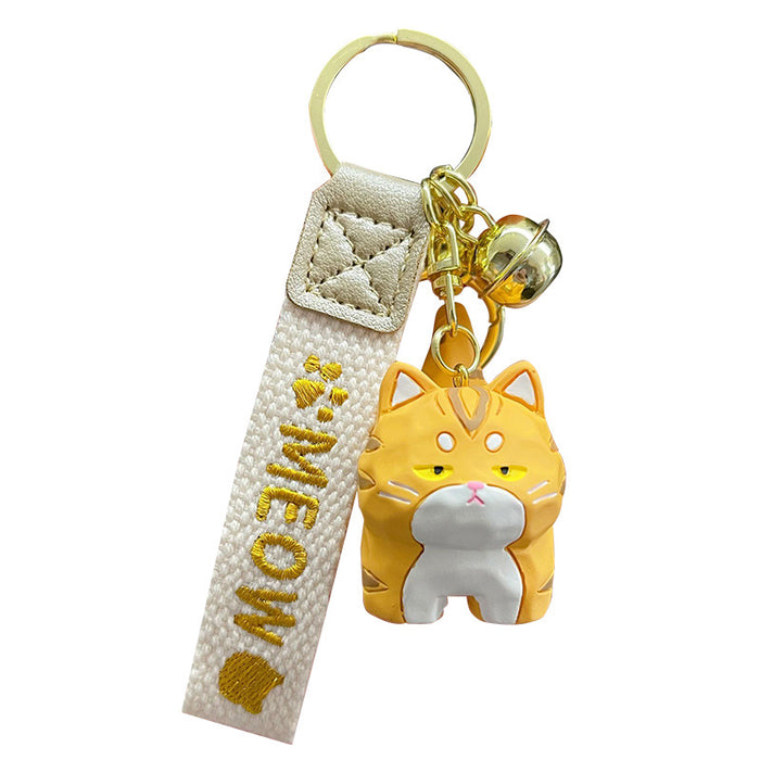 Wholesale Resin standing posture keychain, cute and creative, exquisite keychain bag decoration