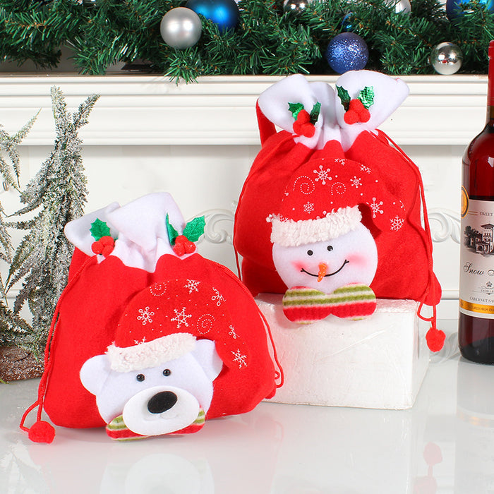 Wholesale Christmas Gift Bag,  Cute Candy Bag,  Christmas Gift Decoration,  Brushed Doll Bag,  Handbag,  Handmade