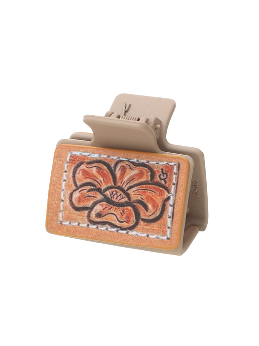 Wholesale Western Style Cactus Butterfly Flower Leather Hairpin Women Shark Clip Clamp AliExpress