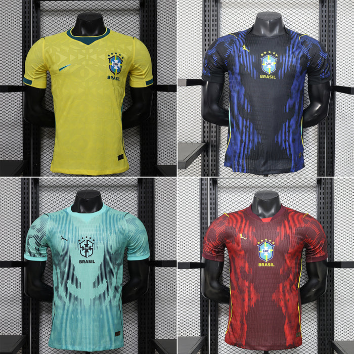 Wholesale Brazil World Cup Jersey Short Sleeve T-Shirt Soccer Fan Apparel