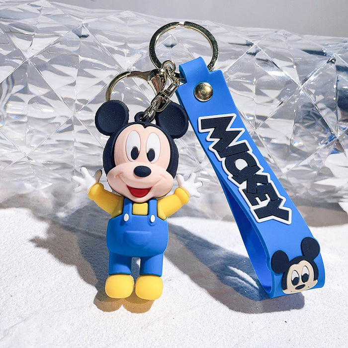 Wholesale Christmas Cartoon Anime Silicone Keychain JDC-KC-Qiwei034