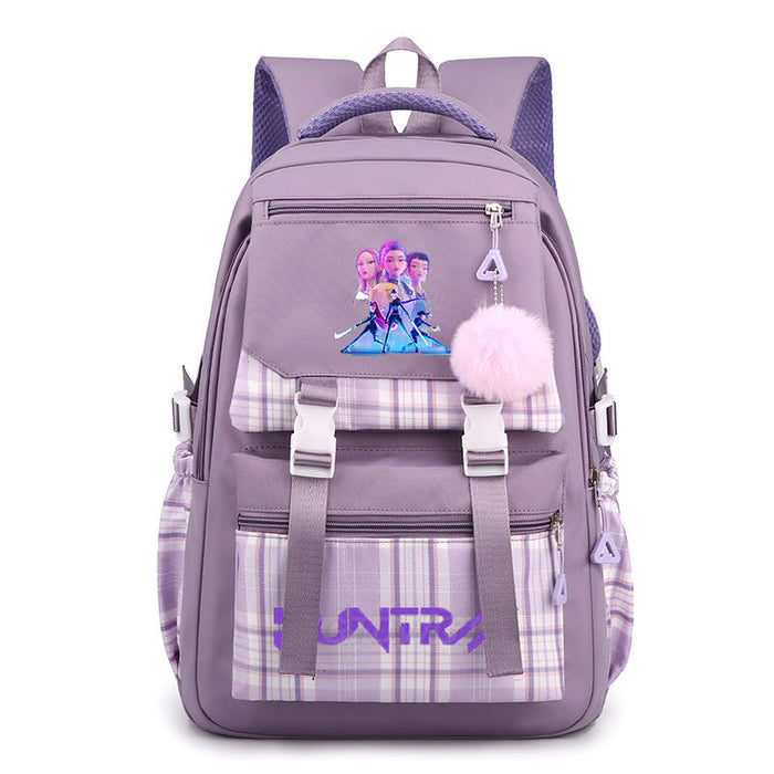 Wholesale  Kpop Printed School Bag Junior High School Large Capacity Backpack