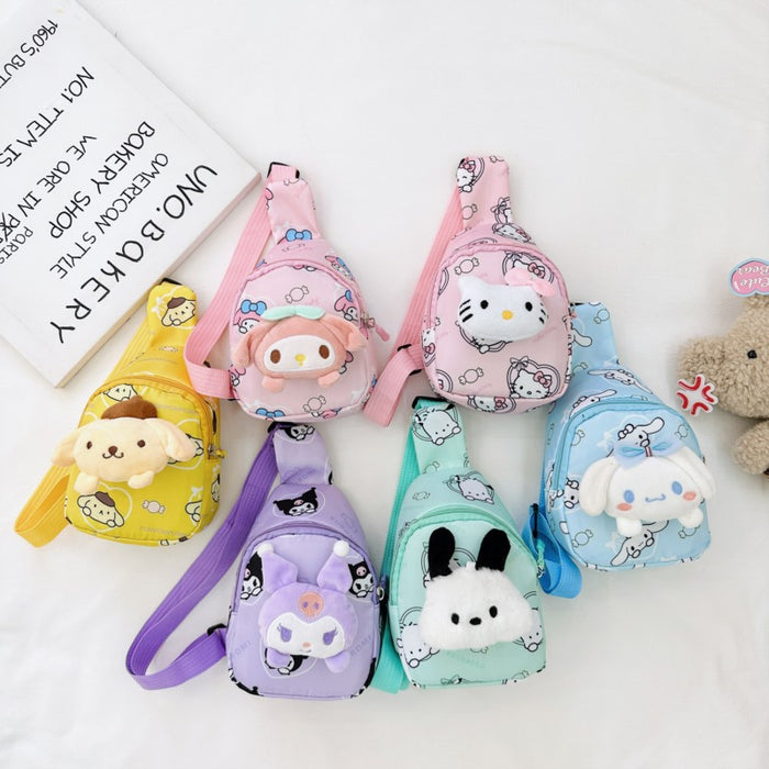 Wholesale Nylon Autumn and Winter New Cartoon Cute Children's Bag Coin Purse JDC-SD-YuanDuo082